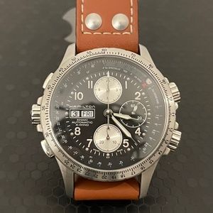 HAMILTON Khaki Aviation X-Wind Auto Chrono| H77616533  "WITH WARRANTY"
